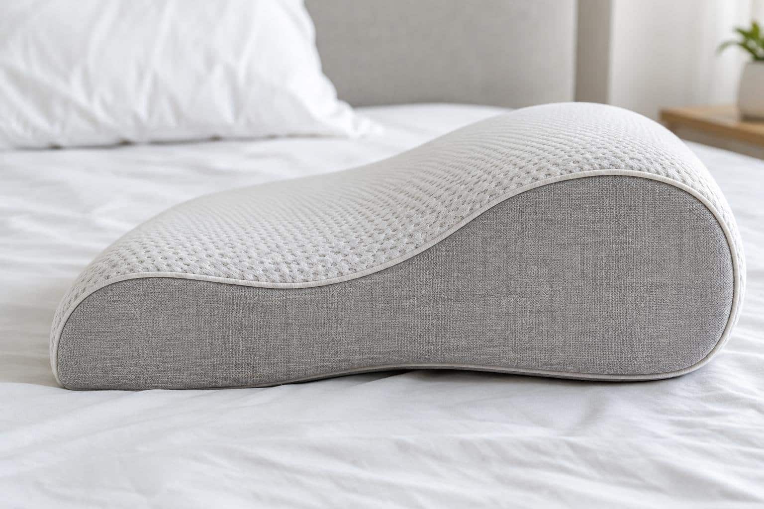 Symbolbild zu Ergonomische Nackenstützkissen für besseren Schlaf und einfache Pflege